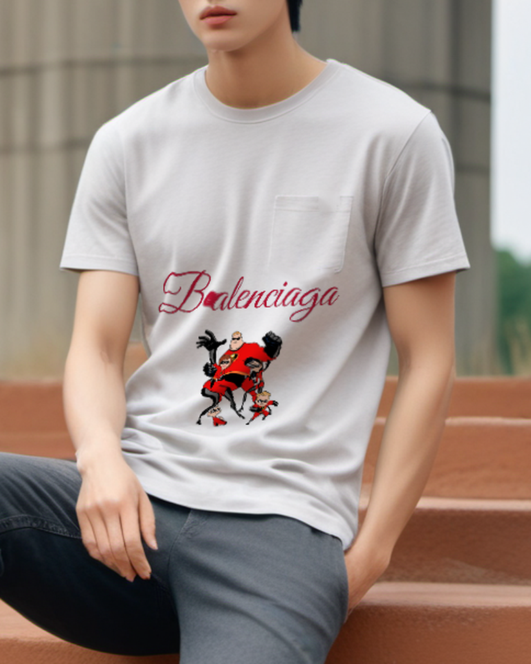 Light Gray Heroes in Motion Graphic T-Shirt - styled view 3