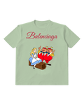 Sage Green Heart Guard Procession Graphic T-Shirt - front product view