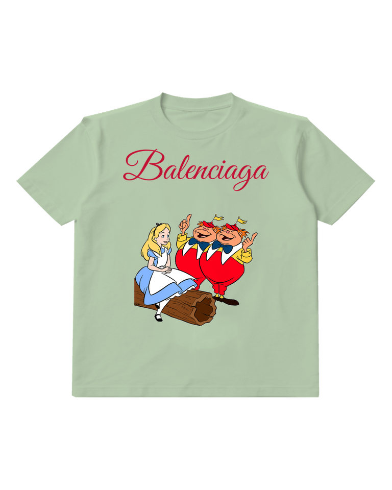 Sage Green Heart Guard Procession Graphic T-Shirt - front product view