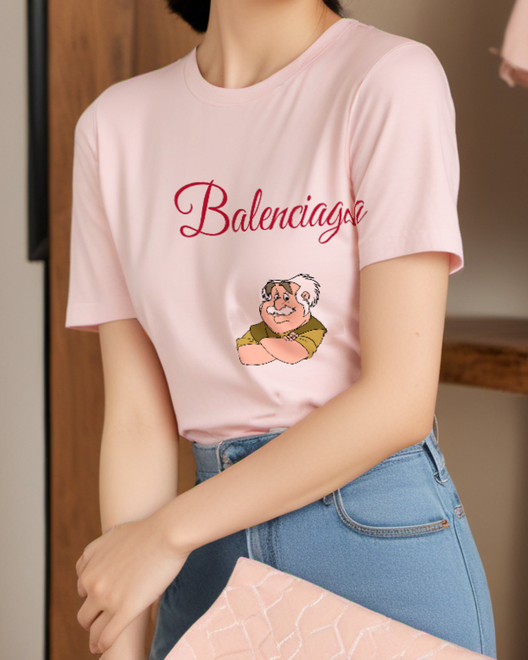 Blush Pink Folded Arms Storyteller Graphic T-Shirt - styled view 3