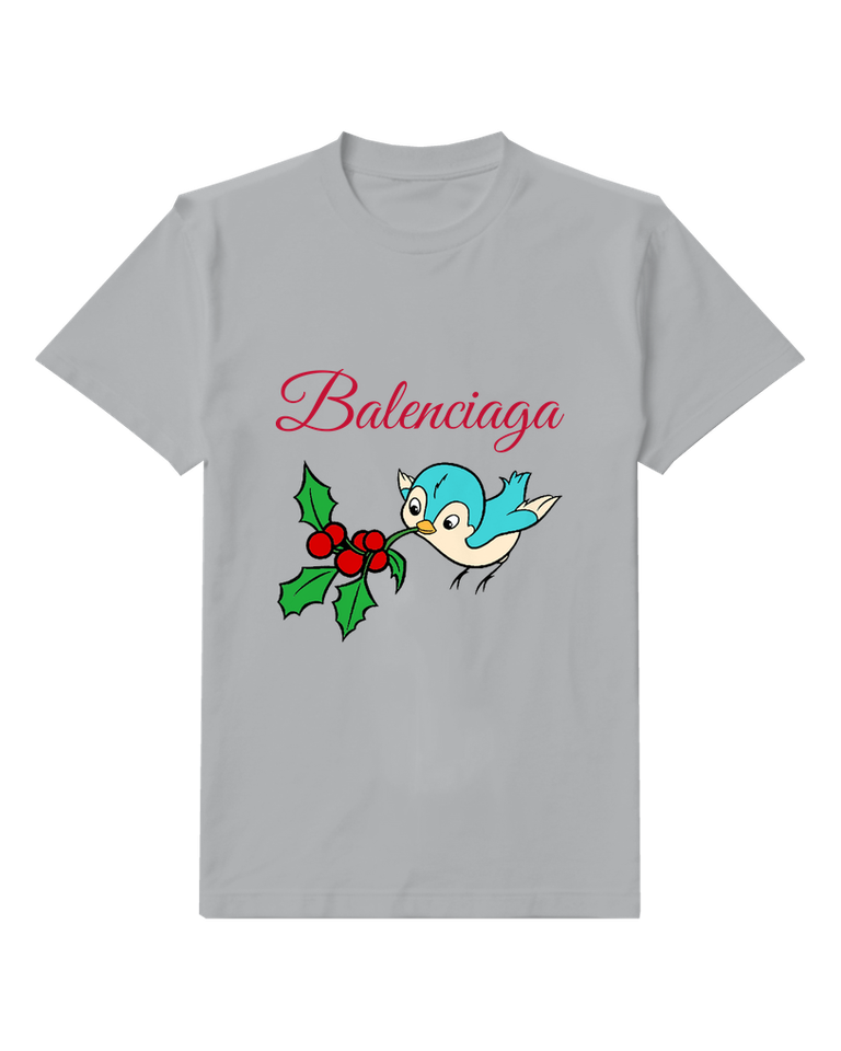 Light Gray Holly Bluebird Graphic T-Shirt - front product view