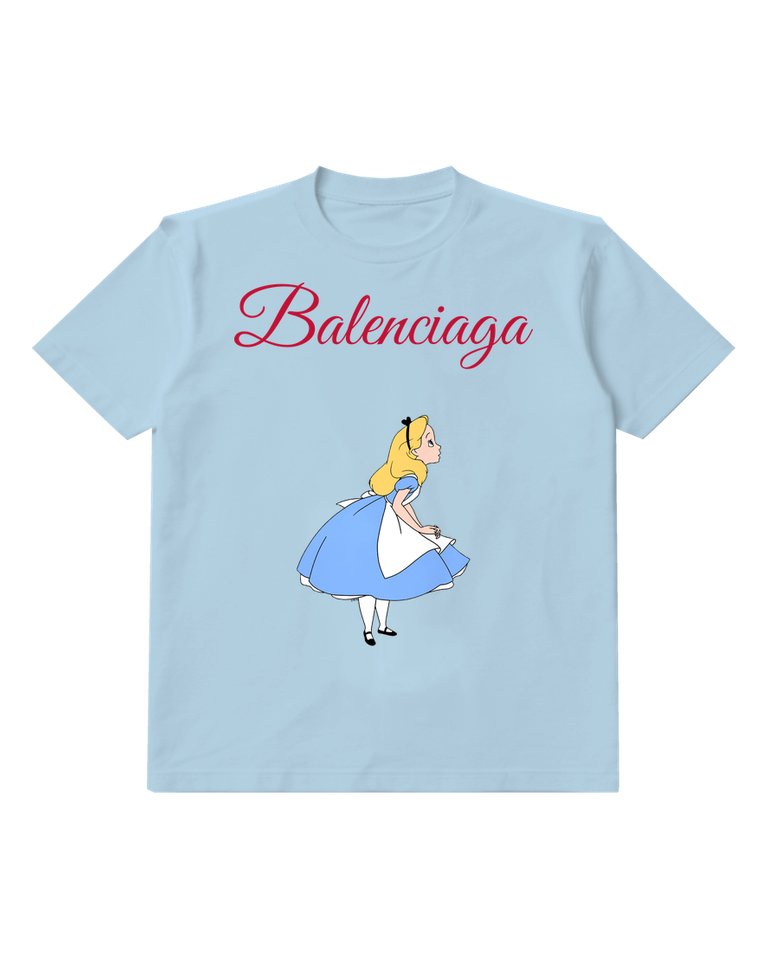 Sky Blue Blue Dress Daydream Graphic T-Shirt - front product view