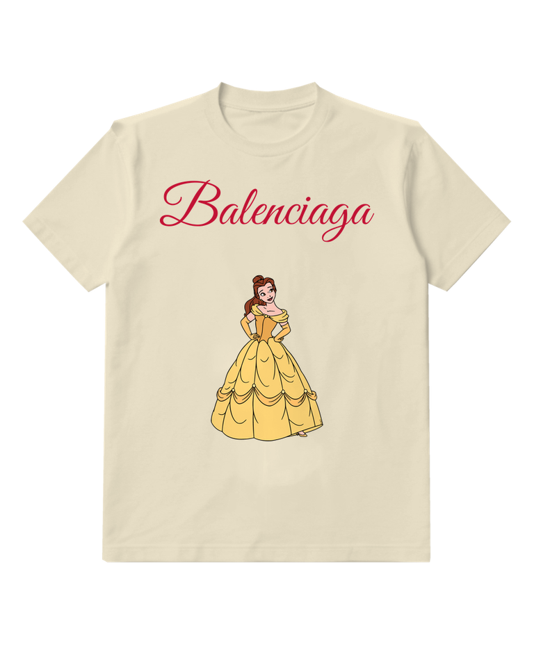 Ivory Golden Ballroom Princess Graphic T-Shirt - front product view