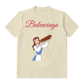 Ivory Raised Bread Basket Graphic T-Shirt - front product view