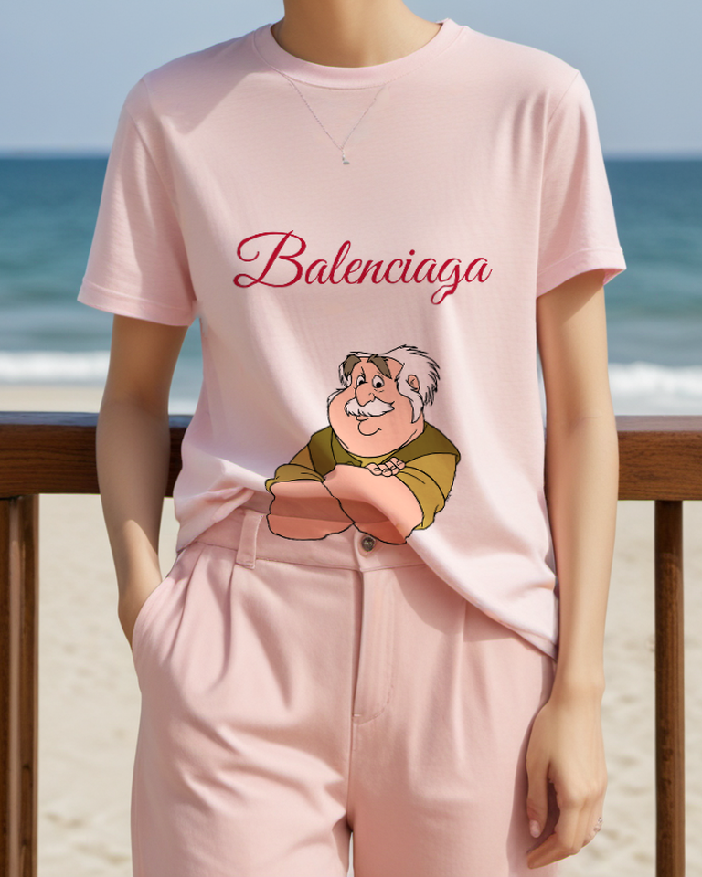 Blush Pink Folded Arms Storyteller Graphic T-Shirt - styled view 5
