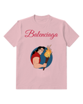 Blush Pink Torchlight Strongman Graphic T-Shirt - front product view