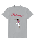 Light Gray Leaping Desert Traveler Graphic T-Shirt - front product view