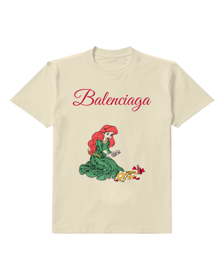 Ivory Green Gown Holiday Gifts Graphic T-Shirt - front product view