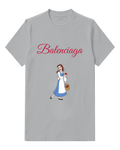 Light Gray Basket Carrying Storybook Girl Graphic T-Shirt - front product view