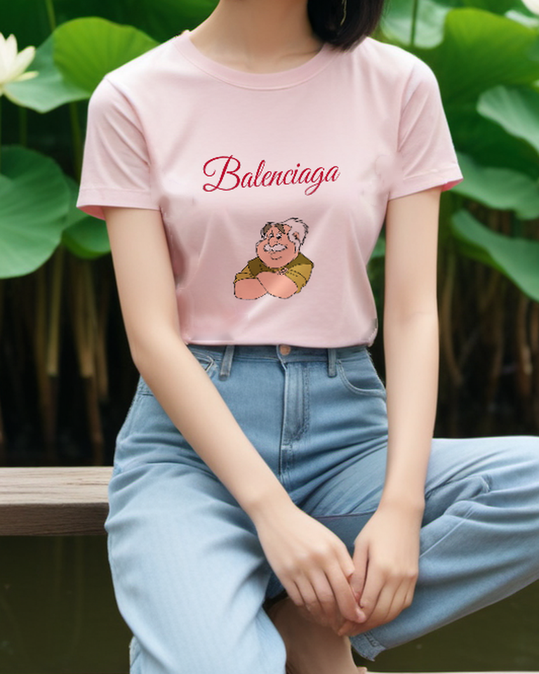 Blush Pink Folded Arms Storyteller Graphic T-Shirt - styled view 1